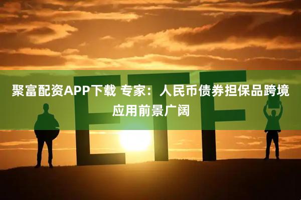 聚富配资APP下载 专家：人民币债券担保品跨境应用前景广阔