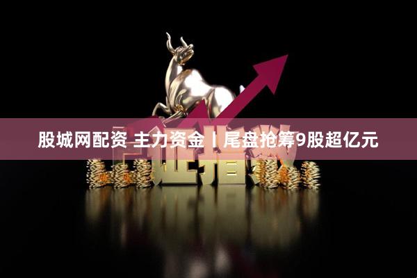 股城网配资 主力资金丨尾盘抢筹9股超亿元