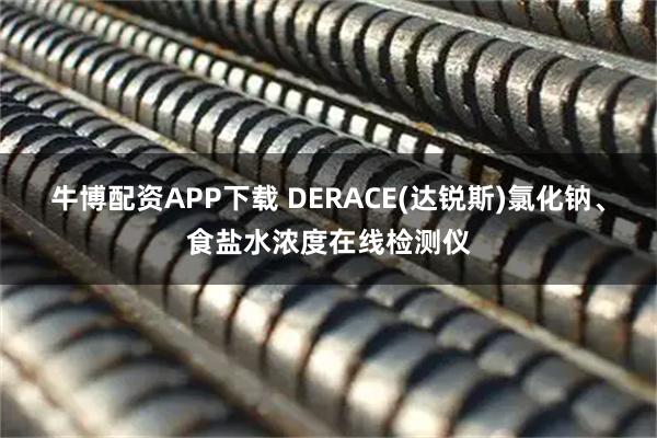 牛博配资APP下载 DERACE(达锐斯)氯化钠、食盐水浓度在线检测仪